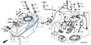 ST1300A9 France - (F / ABS CMF MME) drawing FUEL PUMP