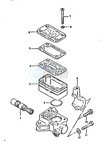 GSX750 (T-X) drawing FRONT MASTER CYLINDER