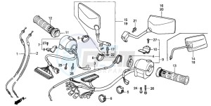 CBX750P2 drawing SWITCH/CABLE