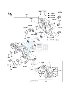 KVF 300 [PRAIRIE 300] (B1-B4) [PRAIRIE 300] drawing CRANKCASE