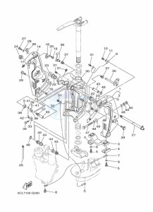 F225FETX drawing FRONT-FAIRING-BRACKET