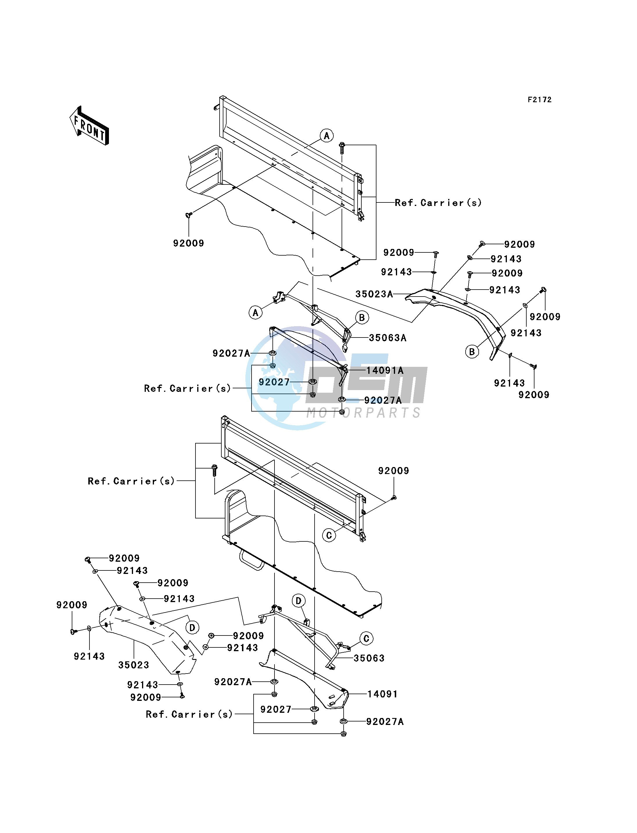 REAR FENDER-- S- -