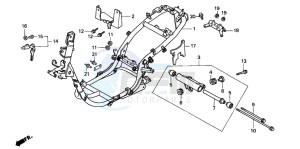 SJ50 BALI drawing FRAME BODY