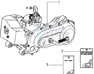 Zip 50 RST freno a disco drawing Engine