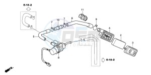 CB600F HORNET S drawing SUB AIR CLEANER