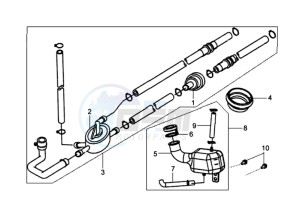 HD 125 EVO drawing RESERVE TANK