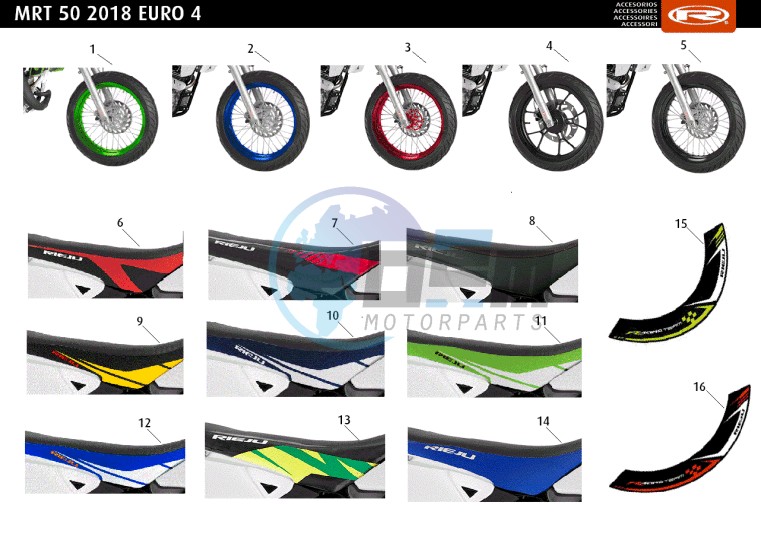 ACCESSOIRIES - WHEELS-SEATS