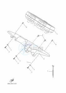 TRACER 700 MTT690-U (B1K2) drawing METER