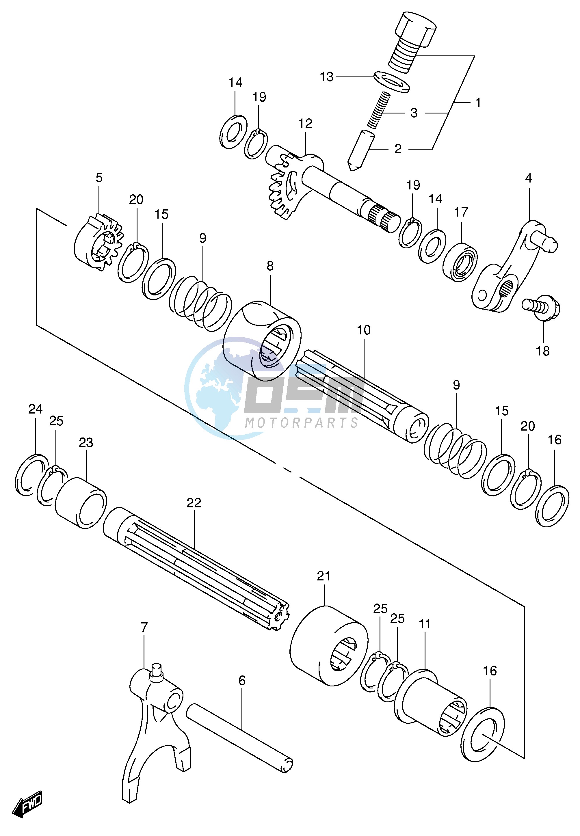 GEAR SHIFTING (2)(MODEL K4 K5 K6 K7)