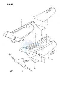 DS80 (E3) drawing FRAME COVER (MODEL F G H J K L M)