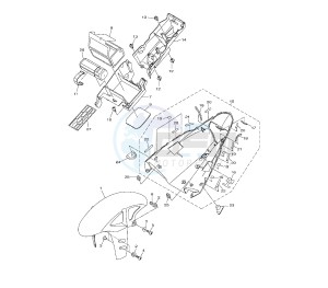 YZF R1 1000 drawing FENDER