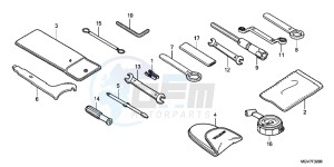 CBR600FC drawing TOOLS