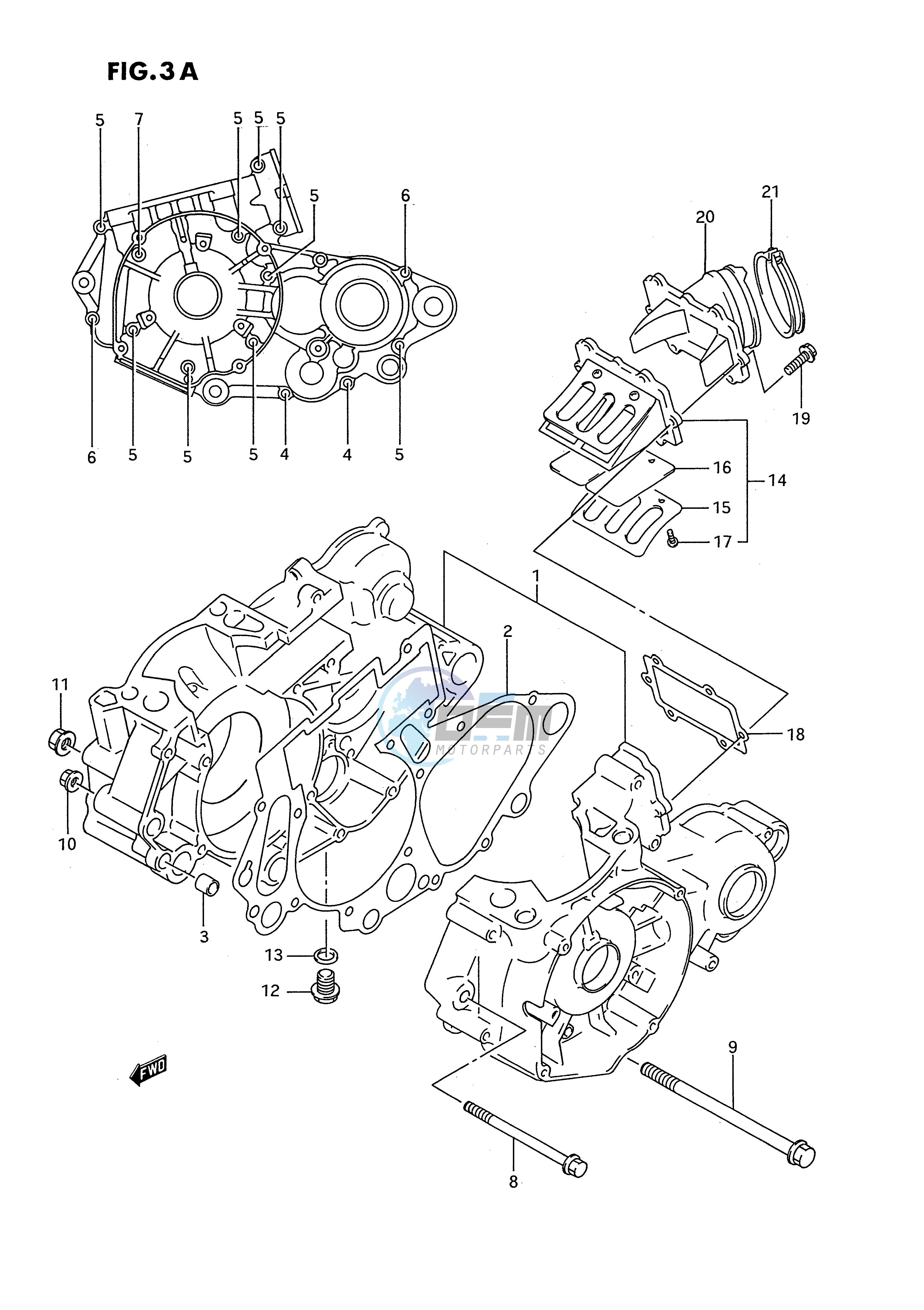 CRANKCASE (MODEL R S)