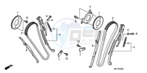 XL700VA9 UK - (E / ABS MKH) drawing CAM CHAIN/TENSIONER