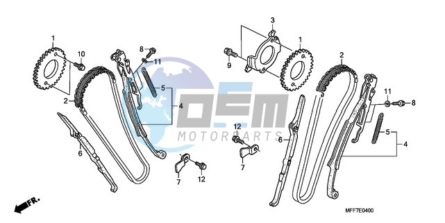 CAM CHAIN/TENSIONER