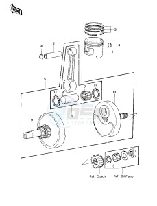 KLT 200 A [KLT200] (A1-A3) [KLT200] drawing CRANKSHAFT_PISTON