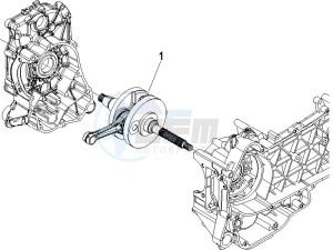 LXV 125 4T E3 drawing Crankshaft