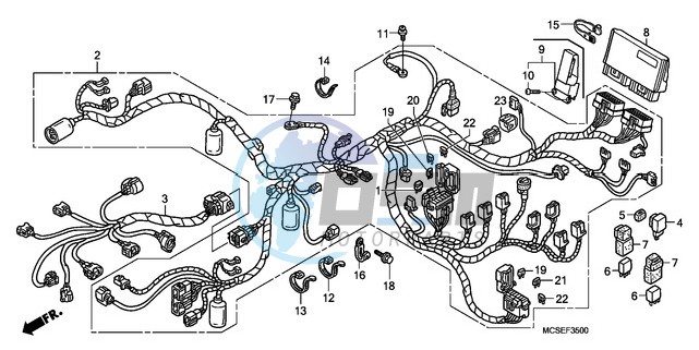 WIRE HARNESS (ST1300)