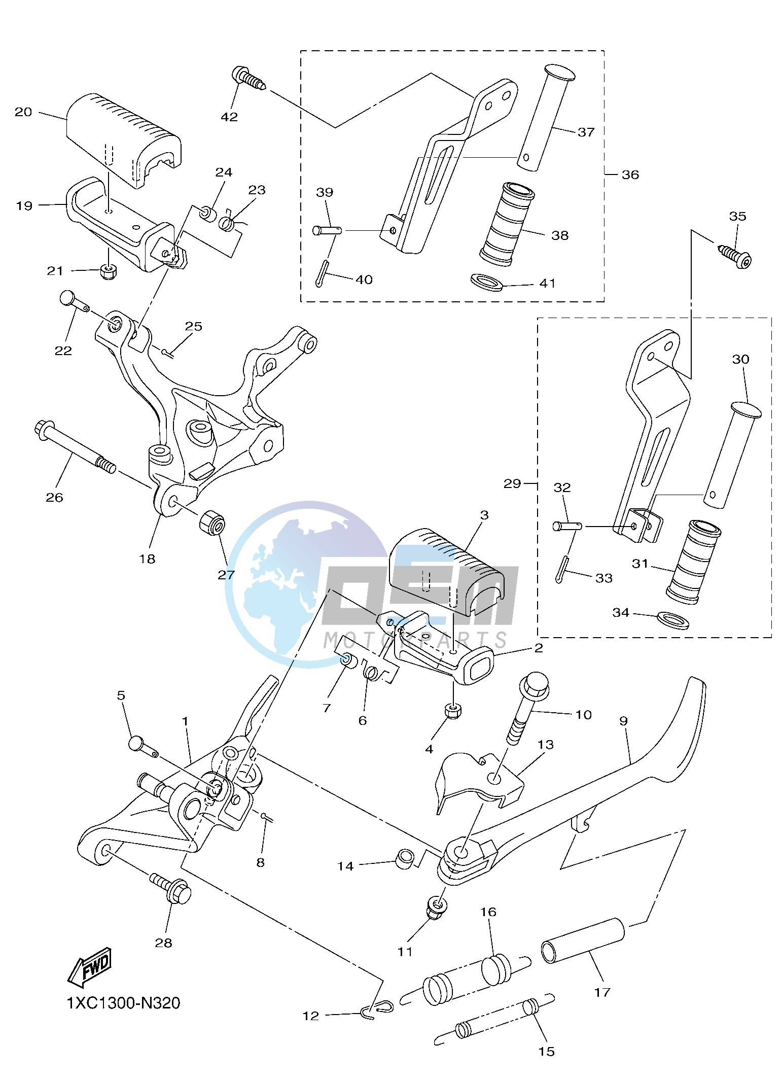 STAND & FOOTREST