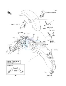 VN 1700 C [VULVAN 1700 NOMAD] (9FA) C9F drawing FENDERS