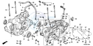 CRF250XD CRF250R Europe Direct - (ED) drawing CRANKCASE