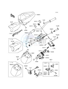 JET SKI ULTRA LX JT1500KCF EU drawing Handlebar