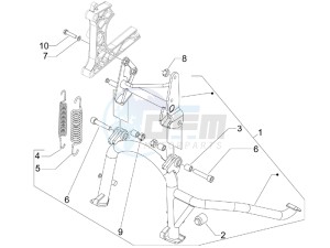 MP3 400 rl Touring drawing Stand