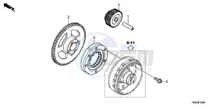 VFR1200XH Europe Direct - (ED) drawing FRONT FENDER