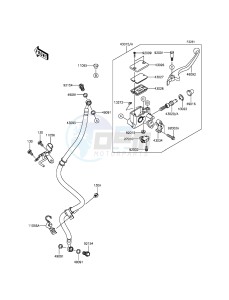 NINJA_250SL BX250AFS XX (EU ME A(FRICA) drawing Front Master Cylinder