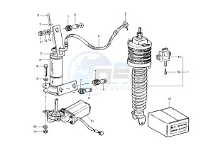 Hexagon 125-150 drawing Rear Damper adjustable