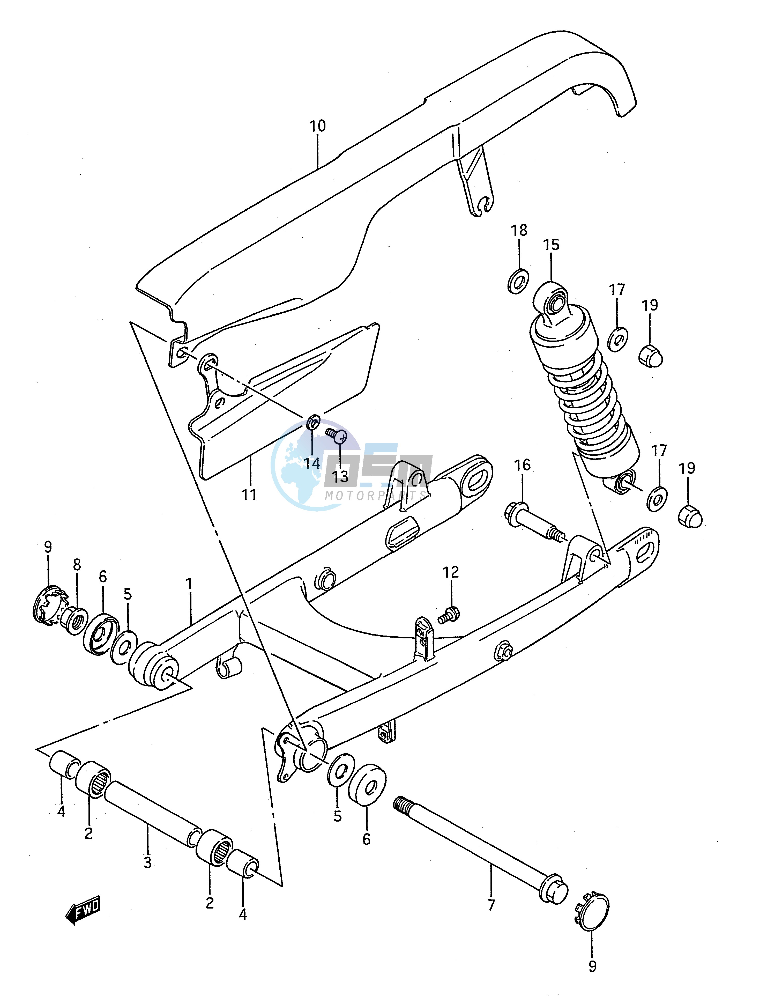 REAR SWINGING ARM