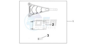 CBR1000RA9 UK - (E / ABS MME) drawing TANK BAG