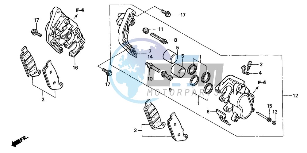 FRONT BRAKE CALIPER