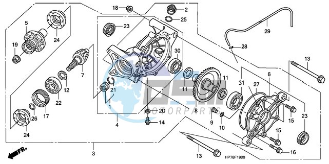 REAR FINAL GEAR