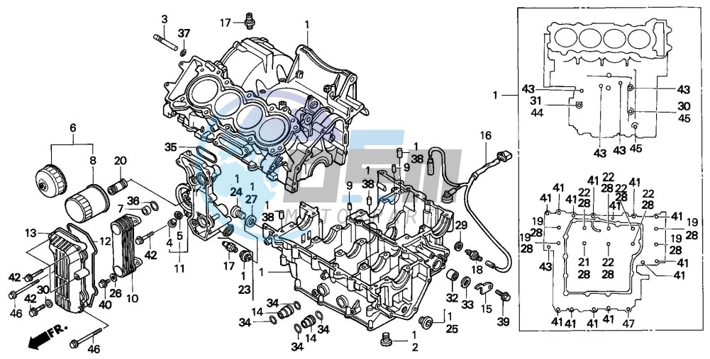 CRANKCASE SET