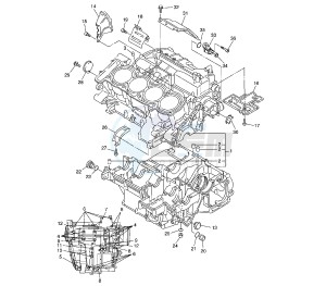 FJR AS 1300 drawing CRANKCASE