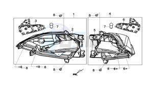 MAXSYM 600I drawing TAIL LIGHT - REAR SUSPENSION