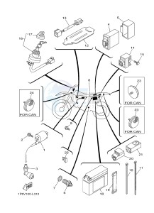 TT-R50E (1P6W 1P6X) drawing ELECTRICAL 1