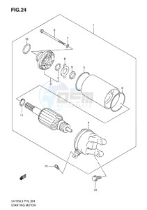 UH125ZE BURGMAN EU drawing STARTING MOTOR