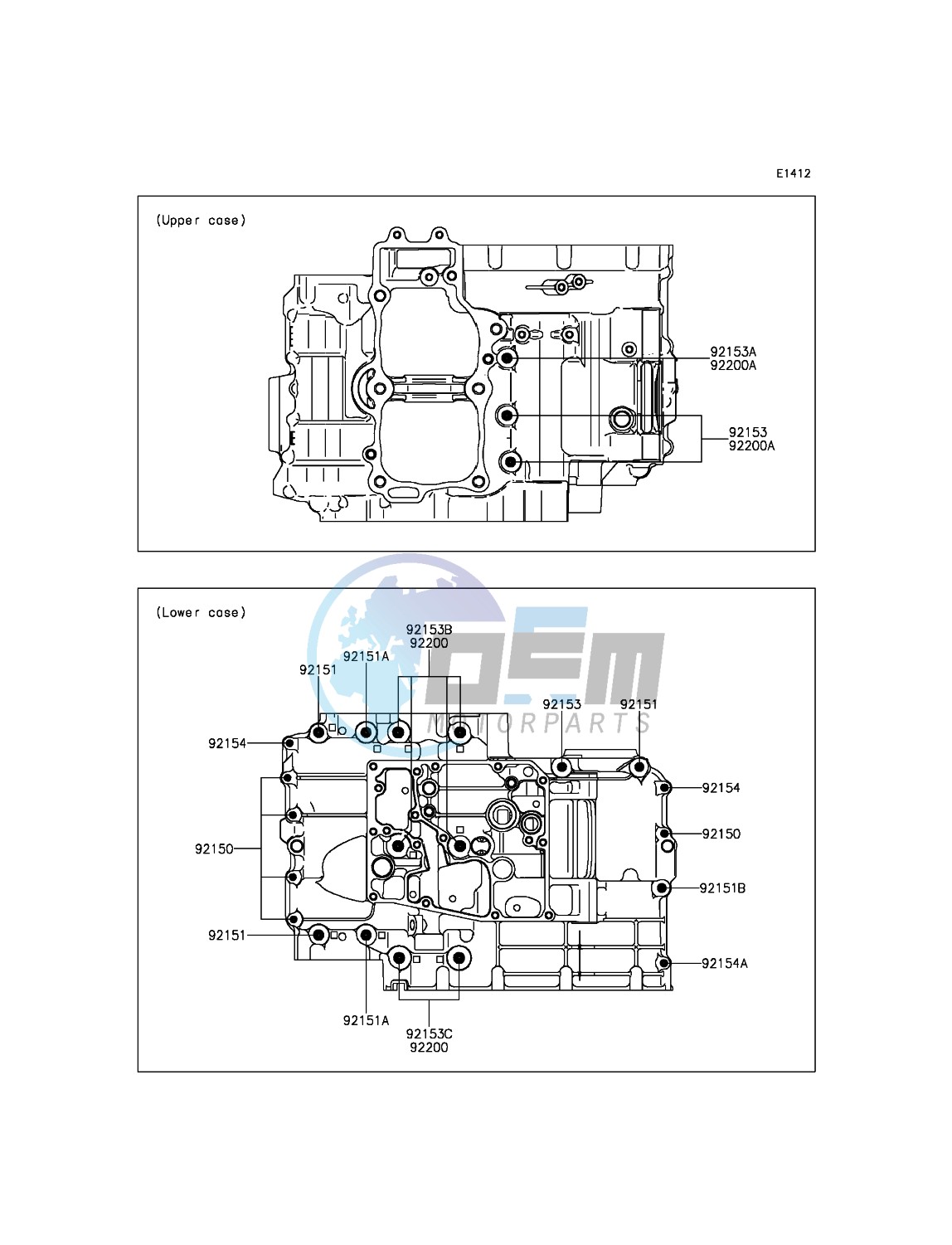 Crankcase Bolt Pattern