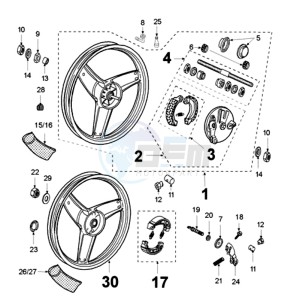 FOX GSX EU1 drawing WHEELS ROUND SPRING