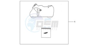 CBR1000RR9 France - (F / CMF MME REP) drawing INDOOR CYCLE COVER