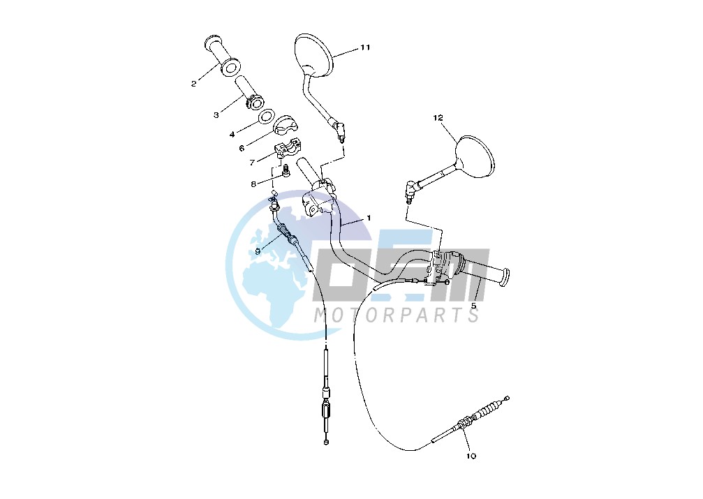 STEERING HANDLE -CABLE