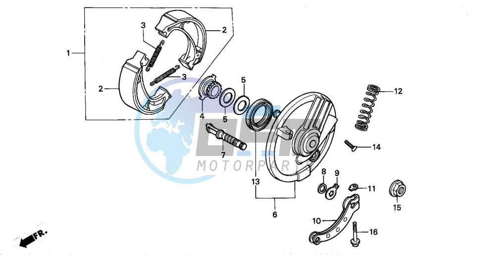 FRONT BRAKE PANEL