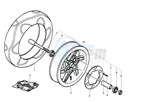 DNA 125-180 125 drawing Front wheel