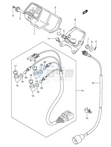 LT-F400 (P3-P28) drawing SPEEDOMETER (MODEL K5)