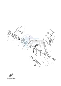 AG125 (BF81) drawing CAMSHAFT & CHAIN