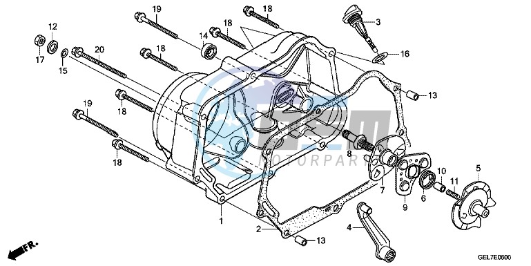 RIGHT CRANKCASE COVER