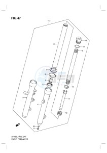 UH125 BURGMAN EU drawing FRONT FORK DAMPER