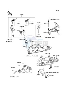 ER-6f EX650CBF GB XX (EU ME A(FRICA) drawing Ignition Switch